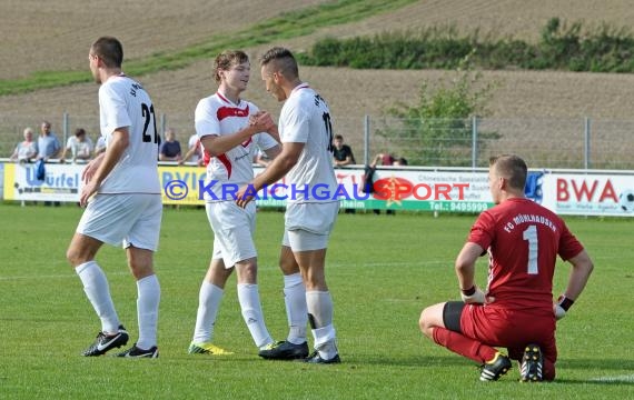 SV Rohrbach/S gegen 1.FC Mühlhausen 30.08.2014 Landesliga Rhein Neckar (© Siegfried)