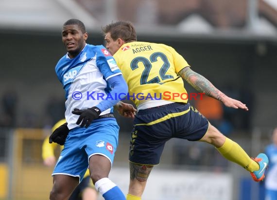 Testspiel TSG 1899 Hoffenheim gegen  Bröndby IF Dänemark im Dietmar Hopp Stadion in Hoffenheim 21.01.2015 (© Fotostand / Loerz)