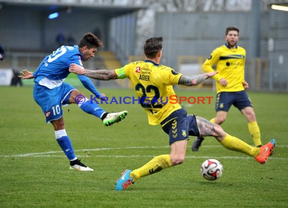 Testspiel TSG 1899 Hoffenheim gegen  Bröndby IF Dänemark im Dietmar Hopp Stadion in Hoffenheim 21.01.2015 (© Fotostand / Loerz)