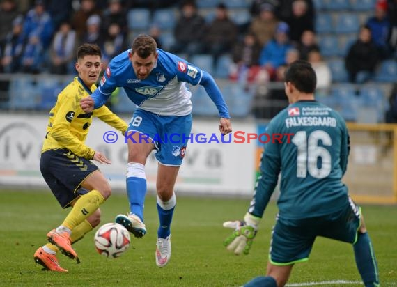 Testspiel TSG 1899 Hoffenheim gegen  Bröndby IF Dänemark im Dietmar Hopp Stadion in Hoffenheim 21.01.2015 (© Fotostand / Loerz)