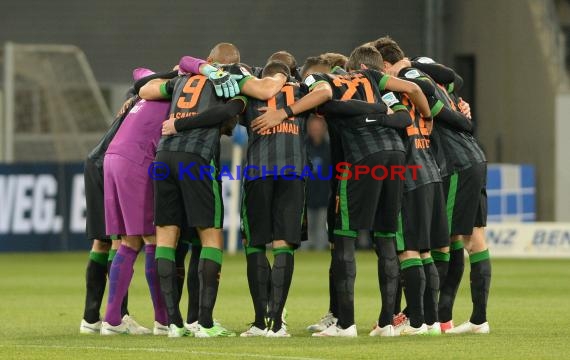 1. Fußball Bundesliga TSG 1899 Hoffenheim -SV Werder Bremen in der Wirsol Rhein Neckar Arena Sinsheim 04.02.2015  (© Fotostand / Loerz)