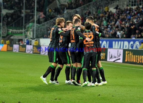 1. Fußball Bundesliga TSG 1899 Hoffenheim - Bayer Leverkusen in der Wirsol Rhein Neckar Arena Sinsheim 17.12.2014  (© Fotostand / Loerz)