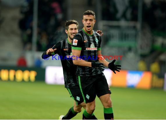 1. Fußball Bundesliga TSG 1899 Hoffenheim - Bayer Leverkusen in der Wirsol Rhein Neckar Arena Sinsheim 17.12.2014  (© Fotostand / Loerz)