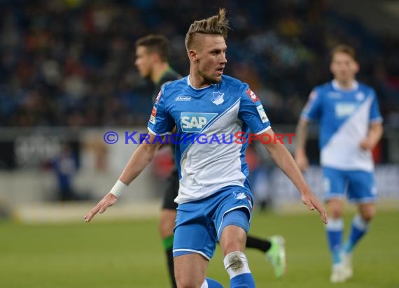 1. Fußball Bundesliga TSG 1899 Hoffenheim -SV Werder Bremen in der Wirsol Rhein Neckar Arena Sinsheim 04.02.2015  (© Fotostand / Loerz)