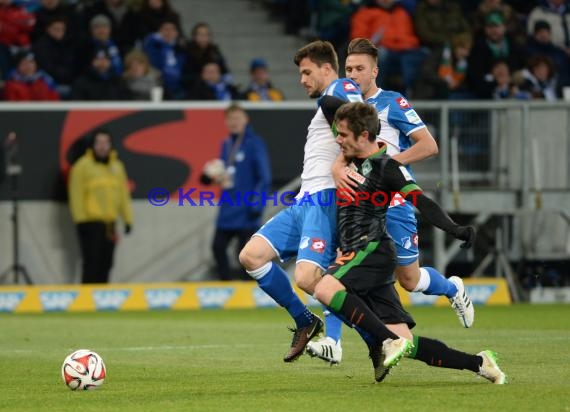 1. Fußball Bundesliga TSG 1899 Hoffenheim -SV Werder Bremen in der Wirsol Rhein Neckar Arena Sinsheim 04.02.2015  (© Fotostand / Loerz)