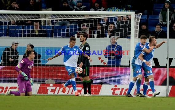 1. Fußball Bundesliga TSG 1899 Hoffenheim -SV Werder Bremen in der Wirsol Rhein Neckar Arena Sinsheim 04.02.2015  (© Fotostand / Loerz)