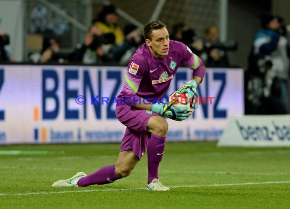 1. Fußball Bundesliga TSG 1899 Hoffenheim -SV Werder Bremen in der Wirsol Rhein Neckar Arena Sinsheim 04.02.2015  (© Fotostand / Loerz)