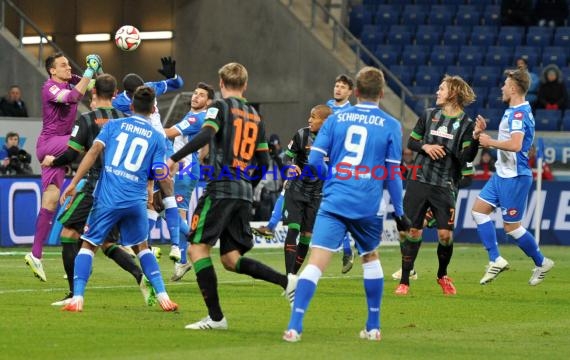 1. Fußball Bundesliga TSG 1899 Hoffenheim -SV Werder Bremen in der Wirsol Rhein Neckar Arena Sinsheim 04.02.2015  (© Fotostand / Loerz)