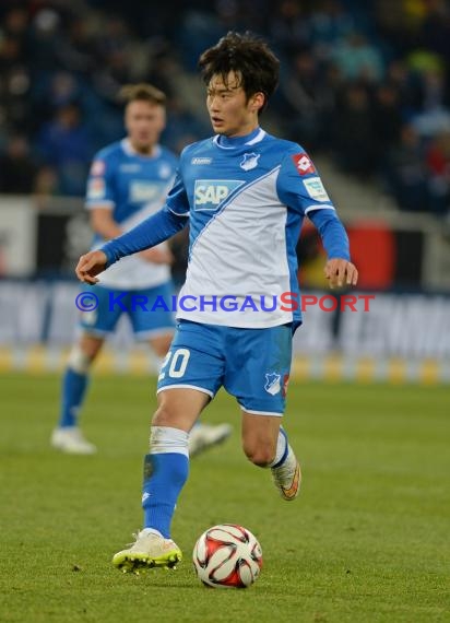 1. Fußball Bundesliga TSG 1899 Hoffenheim -SV Werder Bremen in der Wirsol Rhein Neckar Arena Sinsheim 04.02.2015  (© Fotostand / Loerz)