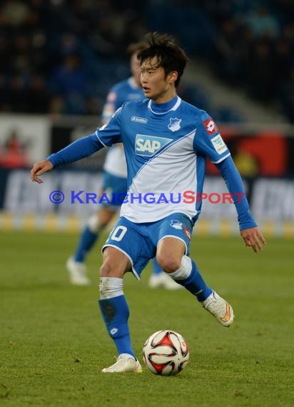 1. Fußball Bundesliga TSG 1899 Hoffenheim -SV Werder Bremen in der Wirsol Rhein Neckar Arena Sinsheim 04.02.2015  (© Fotostand / Loerz)