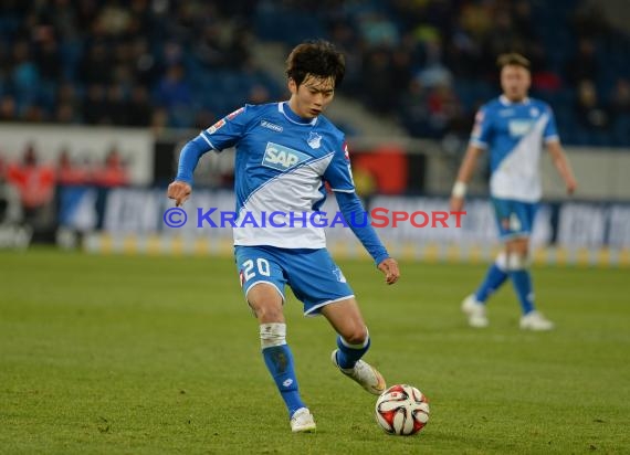 1. Fußball Bundesliga TSG 1899 Hoffenheim -SV Werder Bremen in der Wirsol Rhein Neckar Arena Sinsheim 04.02.2015  (© Fotostand / Loerz)