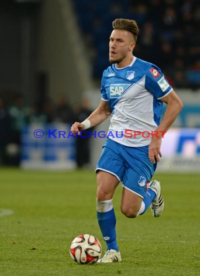 1. Fußball Bundesliga TSG 1899 Hoffenheim -SV Werder Bremen in der Wirsol Rhein Neckar Arena Sinsheim 04.02.2015  (© Fotostand / Loerz)