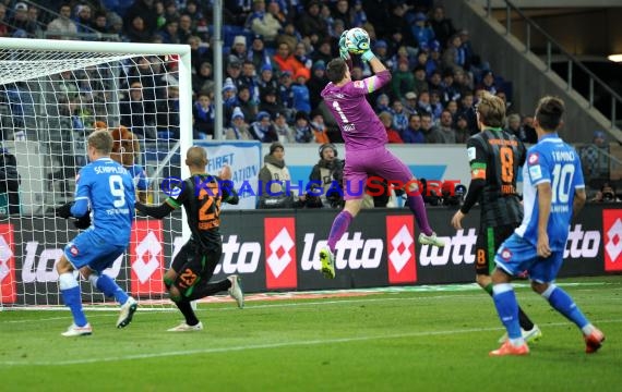 1. Fußball Bundesliga TSG 1899 Hoffenheim -SV Werder Bremen in der Wirsol Rhein Neckar Arena Sinsheim 04.02.2015  (© Fotostand / Loerz)