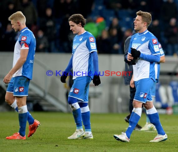 1. Fußball Bundesliga TSG 1899 Hoffenheim -SV Werder Bremen in der Wirsol Rhein Neckar Arena Sinsheim 04.02.2015  (© Fotostand / Loerz)