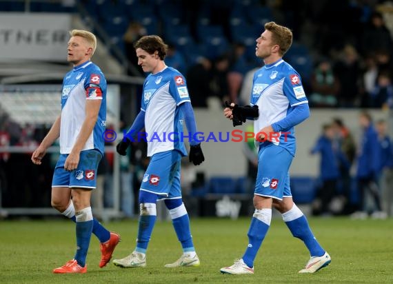 1. Fußball Bundesliga TSG 1899 Hoffenheim -SV Werder Bremen in der Wirsol Rhein Neckar Arena Sinsheim 04.02.2015  (© Fotostand / Loerz)