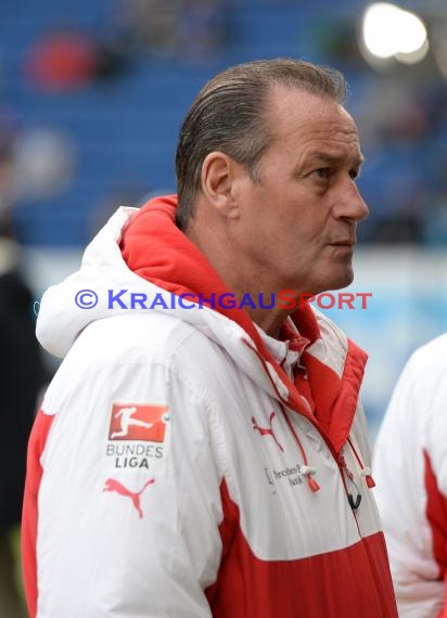 1. Fußball Bundesliga TSG 1899 Hoffenheim -VfB Stuttgart in der Wirsol Rhein Neckar Arena Sinsheim 14.02.2015  (© Fotostand / Loerz)