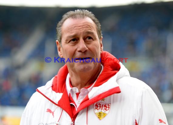 1. Fußball Bundesliga TSG 1899 Hoffenheim -VfB Stuttgart in der Wirsol Rhein Neckar Arena Sinsheim 14.02.2015  (© Fotostand / Loerz)