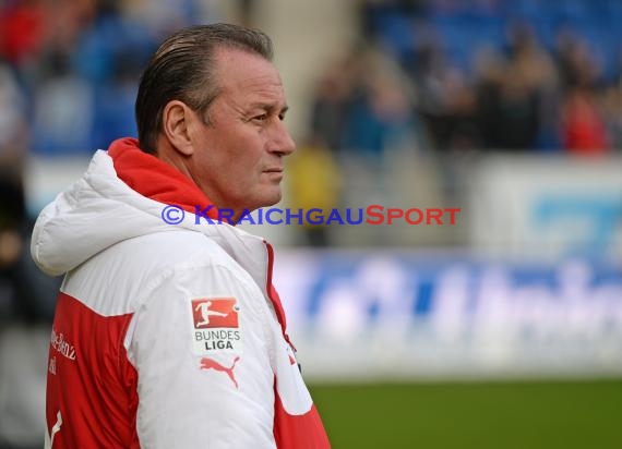 1. Fußball Bundesliga TSG 1899 Hoffenheim -VfB Stuttgart in der Wirsol Rhein Neckar Arena Sinsheim 14.02.2015  (© Fotostand / Loerz)