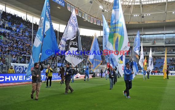 1. Fußball Bundesliga TSG 1899 Hoffenheim -VfB Stuttgart in der Wirsol Rhein Neckar Arena Sinsheim 14.02.2015  (© Fotostand / Loerz)