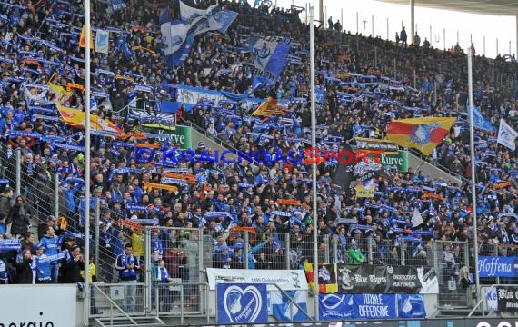 1. Fußball Bundesliga TSG 1899 Hoffenheim -VfB Stuttgart in der Wirsol Rhein Neckar Arena Sinsheim 14.02.2015  (© Fotostand / Loerz)