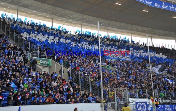 1. Fußball Bundesliga TSG 1899 Hoffenheim -VfB Stuttgart in der Wirsol Rhein Neckar Arena Sinsheim 14.02.2015  (© Fotostand / Loerz)