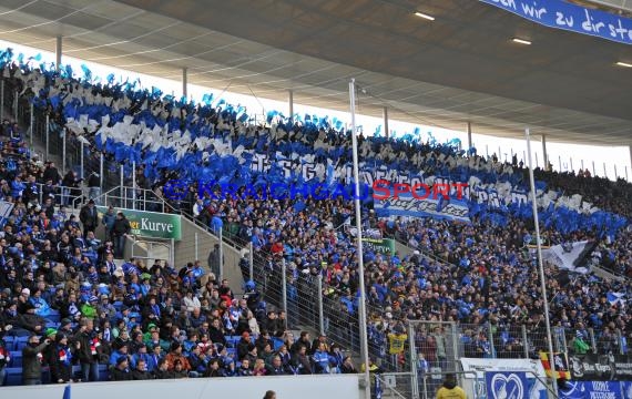 1. Fußball Bundesliga TSG 1899 Hoffenheim -VfB Stuttgart in der Wirsol Rhein Neckar Arena Sinsheim 14.02.2015  (© Fotostand / Loerz)