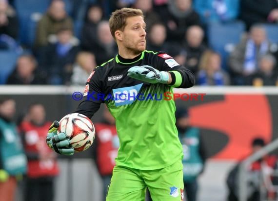 1. Fußball Bundesliga TSG 1899 Hoffenheim -VfB Stuttgart in der Wirsol Rhein Neckar Arena Sinsheim 14.02.2015  (© Fotostand / Loerz)