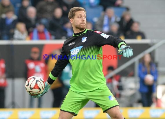 1. Fußball Bundesliga TSG 1899 Hoffenheim -VfB Stuttgart in der Wirsol Rhein Neckar Arena Sinsheim 14.02.2015  (© Fotostand / Loerz)