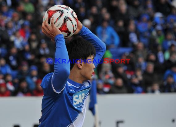 1. Fußball Bundesliga TSG 1899 Hoffenheim -VfB Stuttgart in der Wirsol Rhein Neckar Arena Sinsheim 14.02.2015  (© Fotostand / Loerz)