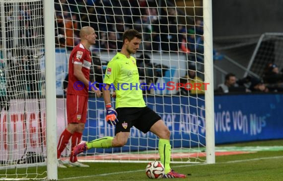 1. Fußball Bundesliga TSG 1899 Hoffenheim -VfB Stuttgart in der Wirsol Rhein Neckar Arena Sinsheim 14.02.2015  (© Fotostand / Loerz)