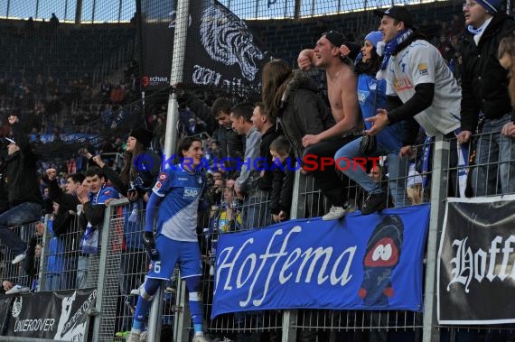 1. Fußball Bundesliga TSG 1899 Hoffenheim -VfB Stuttgart in der Wirsol Rhein Neckar Arena Sinsheim 14.02.2015  (© Fotostand / Loerz)