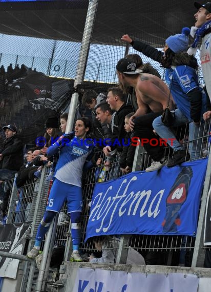 1. Fußball Bundesliga TSG 1899 Hoffenheim -VfB Stuttgart in der Wirsol Rhein Neckar Arena Sinsheim 14.02.2015  (© Fotostand / Loerz)