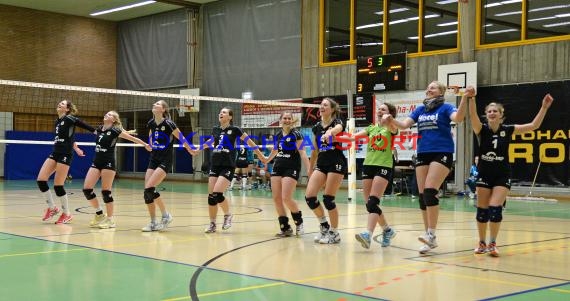 Volleyball Damen 3. Liga Süd SV Sinsheim gegen TV Jahn Kassel 21.02.2015 (© Siegfried)