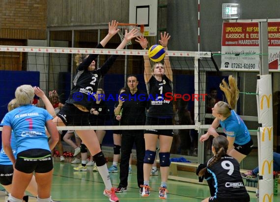 Volleyball Damen 3. Liga Süd SV Sinsheim gegen TV Jahn Kassel 21.02.2015 (© Siegfried)