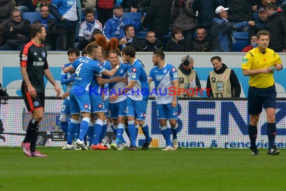 1.BL - 14/15 - TSG 1899 Hoffenheim vs Hamburger SV  (© Fotostand / Loerz)