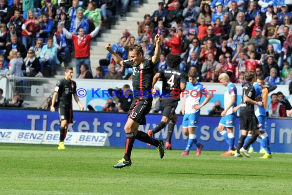 1.BL - 14/15 - TSG 1899 Hoffenheim vs. Bayern Muenchen (© Fotostand / Loerz)