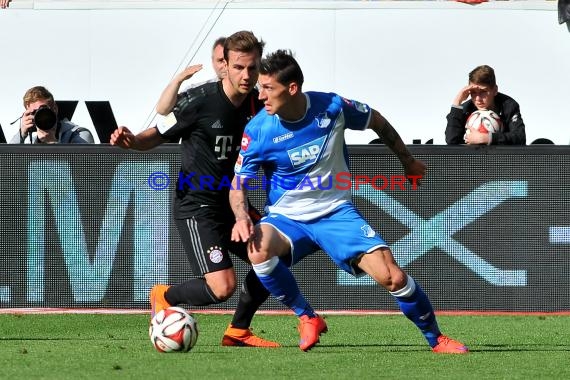 1.BL - 14/15 - TSG 1899 Hoffenheim vs. Bayern Muenchen (© Fotostand / Loerz)