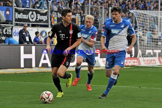 1.BL - 14/15 - TSG 1899 Hoffenheim vs. Bayern Muenchen (© Fotostand / Loerz)