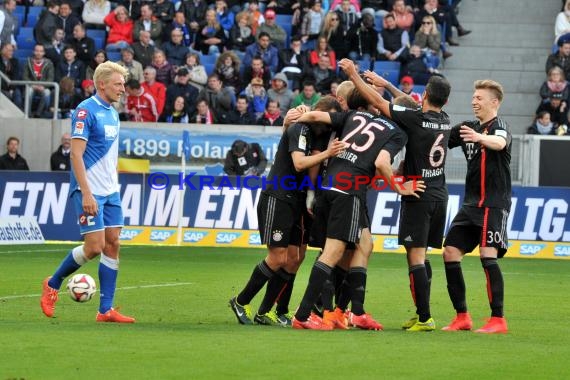 1.BL - 14/15 - TSG 1899 Hoffenheim vs. Bayern Muenchen (© Fotostand / Loerz)