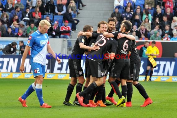 1.BL - 14/15 - TSG 1899 Hoffenheim vs. Bayern Muenchen (© Fotostand / Loerz)