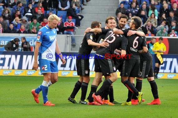 1.BL - 14/15 - TSG 1899 Hoffenheim vs. Bayern Muenchen (© Fotostand / Loerz)