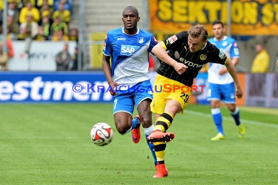 1.BL - 14/15 - TSG 1899 Hoffenheim vs. Bor. Dortmund (© Fotostand / Loerz)