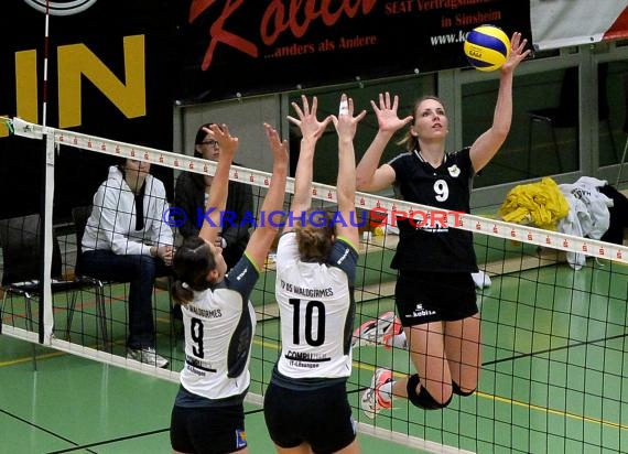 Volleyball Damen 3. Liga Süd SV Sinsheim gegen TV Waldgirmes 17.10.2015 (© Siegfried)