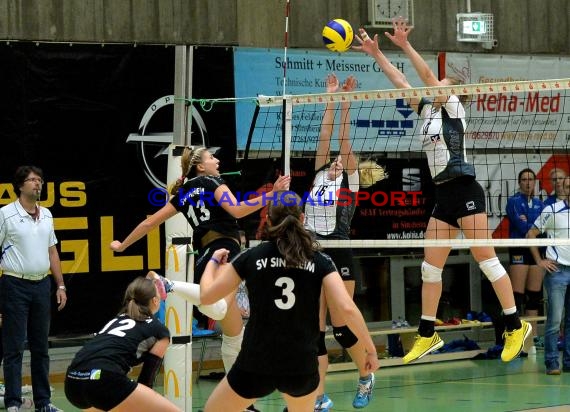 Volleyball Damen 3. Liga Süd SV Sinsheim gegen TV Waldgirmes 17.10.2015 (© Siegfried)