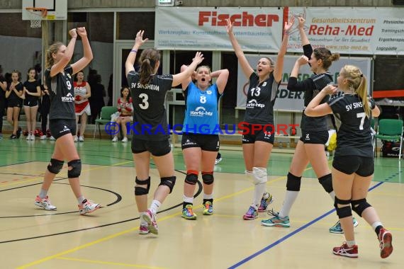 Volleyball Damen 3. Liga Süd SV Sinsheim gegen TV Schmiden 14.11.2015 (© Siegfried)