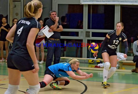 Volleyball Damen 3. Liga Süd SV Sinsheim gegen VC Wiesbaden-2 28.11.2014 (© Siegfried)