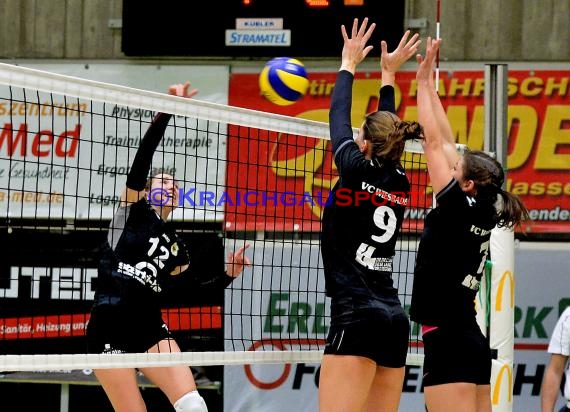 Volleyball Damen 3. Liga Süd SV Sinsheim gegen VC Wiesbaden-2 28.11.2014 (© Siegfried)