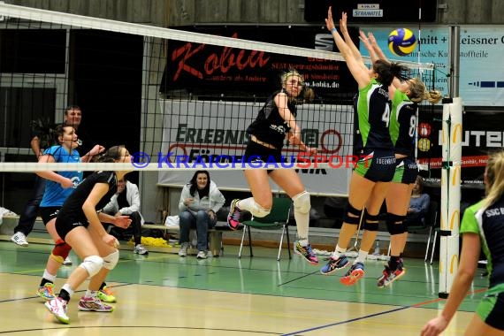 Volleyball Damen 3. Liga Süd SV Sinsheim gegen SSC Bad Vilbel 09.01.2016 (© Siegfried)