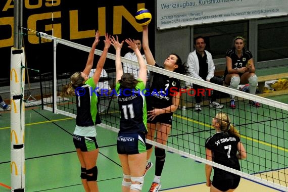 Volleyball Damen 3. Liga Süd SV Sinsheim gegen SSC Bad Vilbel 09.01.2016 (© Siegfried)