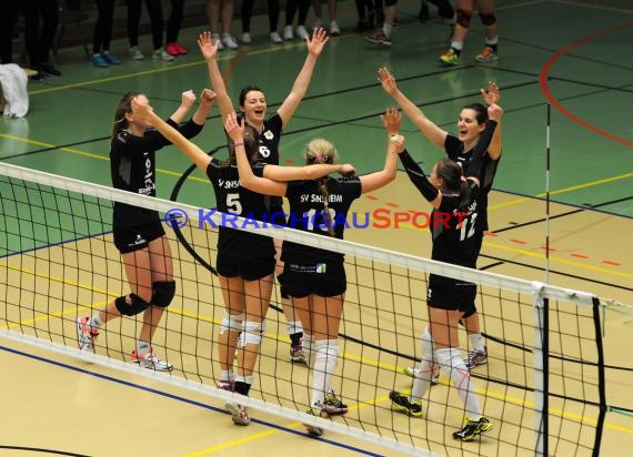 Volleyball Damen 3. Liga Süd SV Sinsheim gegen SSC Bad Vilbel 09.01.2016 (© Siegfried)